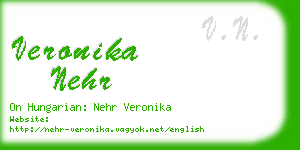 veronika nehr business card